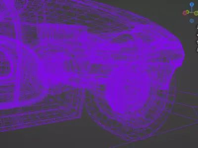 Miata Model Low Interior 3D model