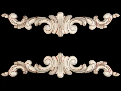 Classic carved 024 3D model