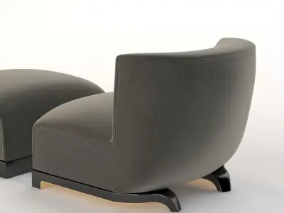 Achille Salvagni Vittoria Chair 3D model