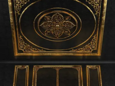 Decorative Frame  Ornament -  Vol 01 3D model