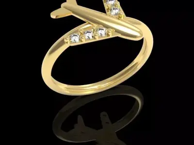 Avion ring 3D print model