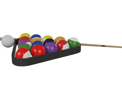 Biliards Balls 3D model