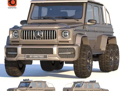OFF ROAD BENZ G63 3D model by mohsenzahedi73