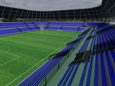 Football Stadium 3D model shop