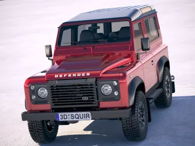 Land Rover Defender Works v8 2018 3D model