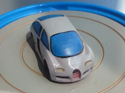 Bugatti inspired original concept car AAA 3D print model