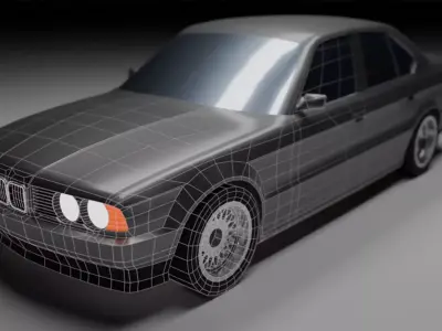 11 Lowpoly Cars Low-poly 3D model