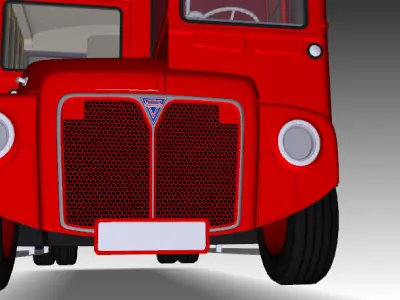 AEC Front Entranced Routemaster 3D model