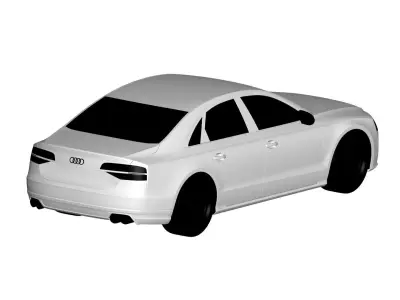 audi s8 3D model