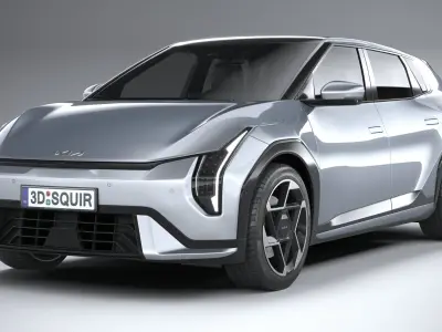 Kia EV4 Hatchback GT 2026 3D model