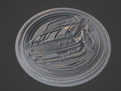 Car Medallion 3D print model