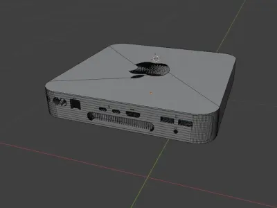 Mac Mini Pc 3D download Mini Pc with All Parts mac-mini 3D model