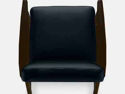 EKENASET Armchair Low-poly 3D model