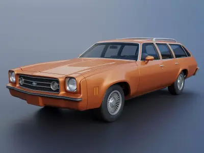 Chevrolet Chevelle Laguna Wagon 1973 3D print model