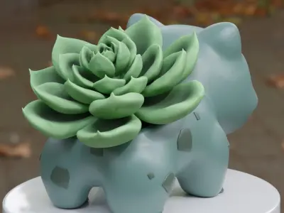 Bulbasaur Pot 3D model