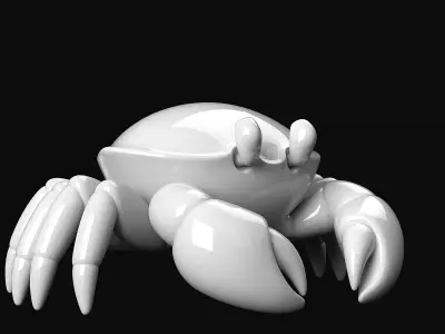 Crab Statue 3D print model