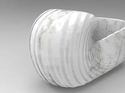 Juse Vase Low-poly 3D model