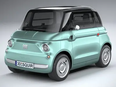 Fiat Topolino 2024 3D model