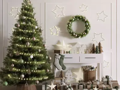 Christmas Decoration Set Collection 01