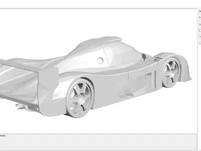 CAR - Toyota GT-One 3D print model