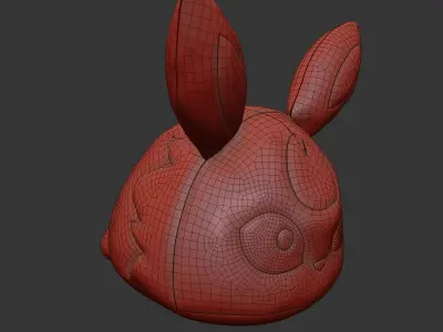 flareon pokemon kids 3D model