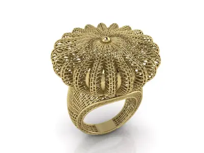 Ultra Vision Ring Jewelry 3D print model 16