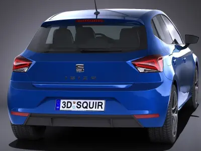 Seat Ibiza 2018 3D model