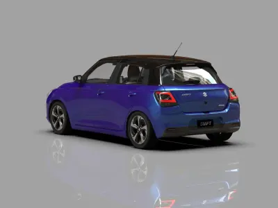 Suzuki Swift JP-SPEC 2024 HQ interior 3D model