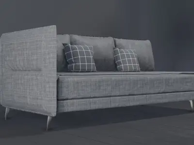 Modern Bed Free 3D model purchase