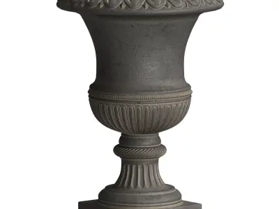 Classical vase for decorating the facade Flowerpot 3D model