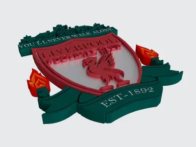 fc LIVERPOOL  football club  3D print model