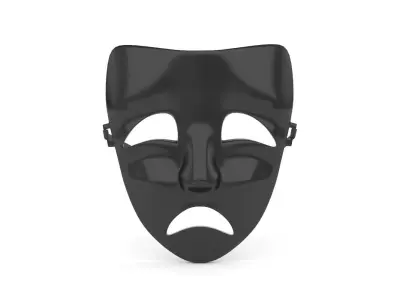 Theatre Masks 3D model