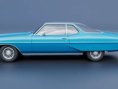 Pontiac Grand Prix 1968 3D print model