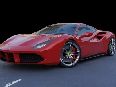Ferrari 488 3D model