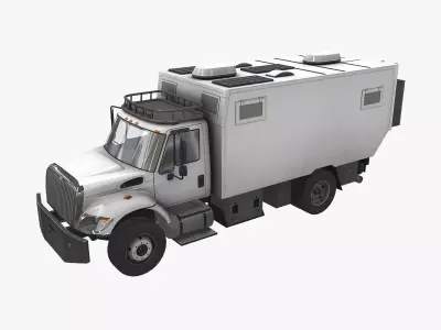  Motorhome Unicat TC52hv Low-poly 3D model