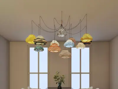 PET Chandelier 3D model