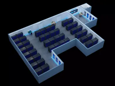 Warehouse 3D model