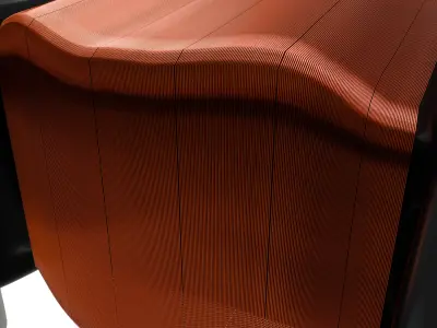 BLDC Motor with Fan Attachment Low-poly 3D model