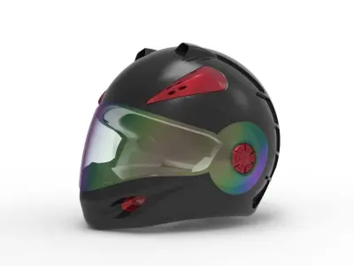 Motorbike Helmet 3D model