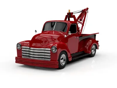 1953 CHEVROLET WRECKER 3100 TOW TRUCK  3D model