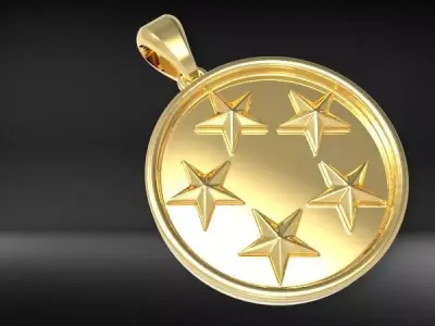 Unites States Air Force General of the Air Force Pendant 3D print model