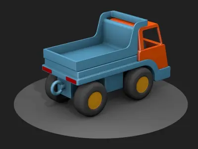 Toy DUMP truck 3D model
