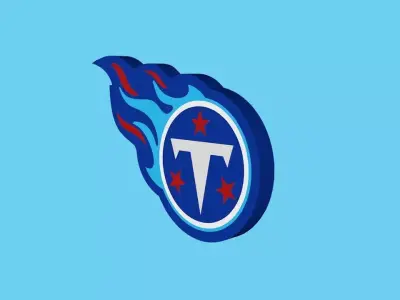 Tennessee Titans Team Logo 3D model