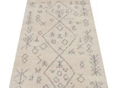 Rug Set 1860 3D model