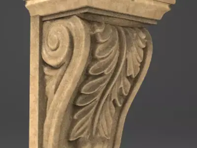 Corbel Decorative 8   3D model 3D print model