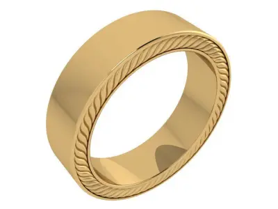 Wedding Band 3798 3D print model