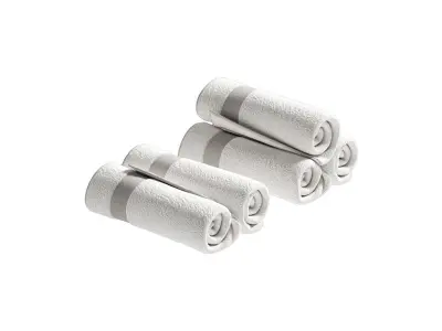 TOWELS bath - 3D model