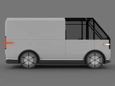 Canoo MPDV 2 Low-poly 3D model