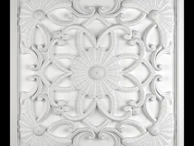 Decorative Wall Panel 04 3D model