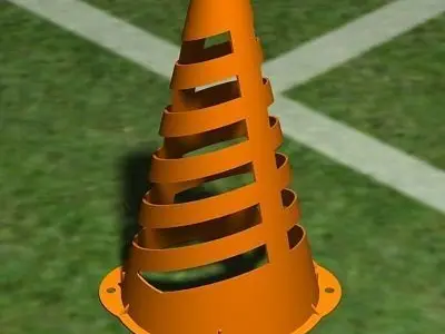 Plastic Sports Cone Free 3D model